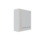 Pytes V16 LiFePO4 battery pack with 16kWh capacity, 51.2V, 314Ah, and 125A continuous charge/discharge. Mounting options include wall or floor mount. Outdoor rated to IP66. Package includes one set of battery-to-inverter power cables.