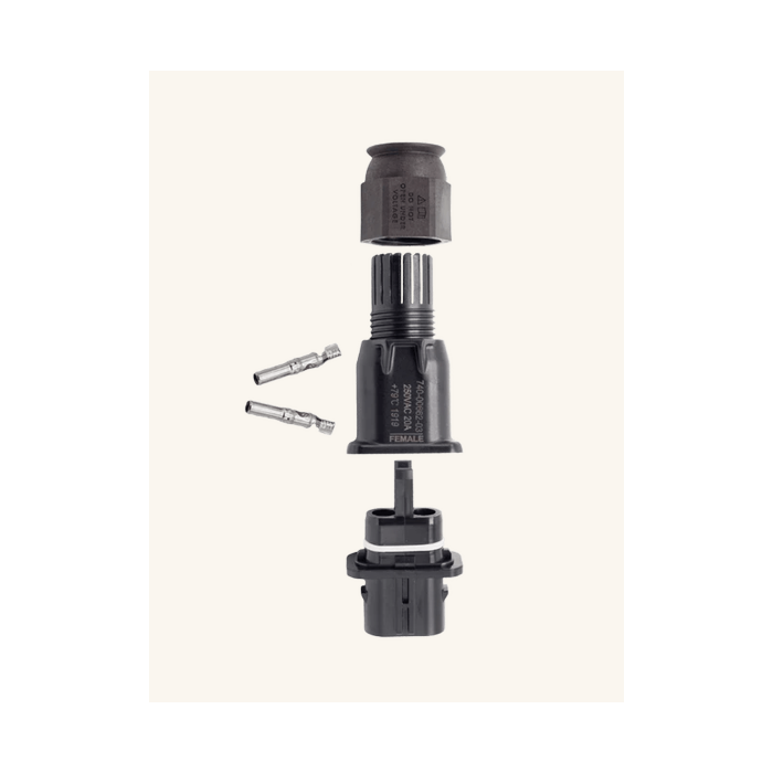 Enphase Female Field-wireable connector for Q Cable (SKU Part Number EN-Q-CONN-10F)
