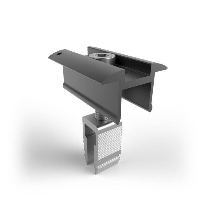 Schletter RapidPro Mid Clamp, Black