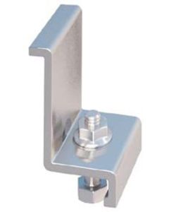 IronRidge End Clamp for 45mm panels (4pcs) Clear