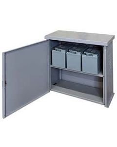 MidNite Solar Battery enclosure with locking door and one shelf (SKU Part Number MNBE-A)