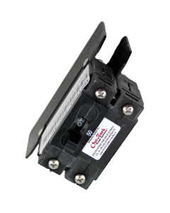 Outback 30 Amp 120/240 VAC double pole panel mount breaker for AC Coupling in the GSLC. (SKU Part Number PNL-30D-AC-120/240)