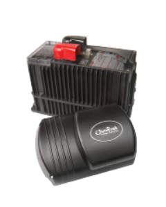 Outback Mobile sealed inverter/charger, 2.0 kW, 12 VDC, 120 VAC, 60 Hz, 80 Amp charger, 30 Amp AC input (Turbo fan and RTS Included)
