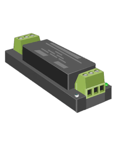 Outback Power DC power supply that provides isolated 24Vdc from 48Vdc nominally-rated battery bank.