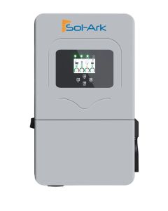 Sol-Ark 12KW 120/240V/ 208V. 100A passthrough, 3MPPT . Compatible with LV batteries.