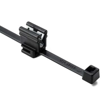 HellermanTyton 2-Piece Cable Tie & Edge Clip, 8.0" Long, EC4B (25pcs) (SKU Part Number 156-02229)