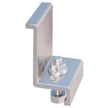 IronRidge End Clamp for 45mm panels (4pcs) Clear