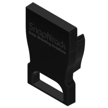 SnapNrack UR-45 End Cap, Black