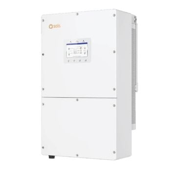 Solis 30kW Three Phase Hybrid 208Vac 1000V Three MPPT with 10 year standard warranty. Compatible with HV batteries