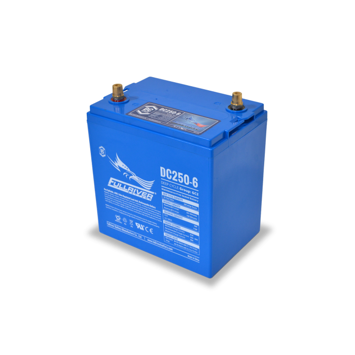 Full River Batteries 6V 250Ah (C20) Deep Cycle AGM Battery (SKU Part Number DC250-6)