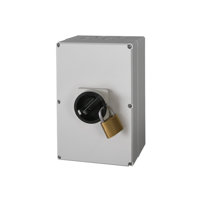 IMO Enclosed DC Switch IP66, 55A 600VDC 6 Pole