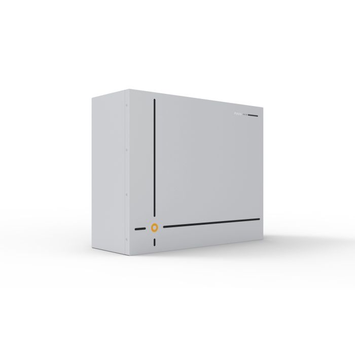 Pytes V10 LiFePO4 battery pack 11.776kWh (9.98kWh Usable Capacity) / 51.2 V / 230 Ah / 100 A Mounting Options: Wall/Floor Mount Outdoor Rated IP67 Package includes: 1 set of battery-to-inverter power cable