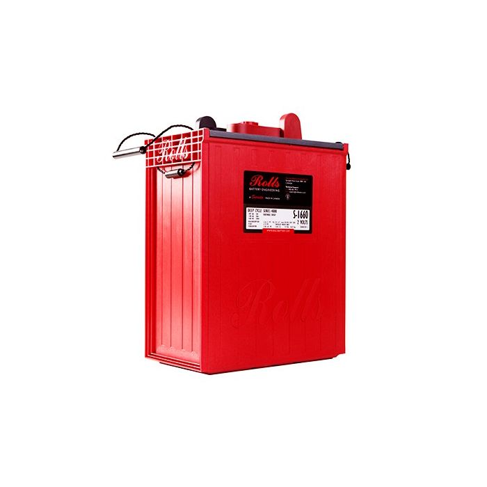 Rolls 2V 1660Ah C100 Flooded Deep Cycle Battery (SKU Part Number S-1660)