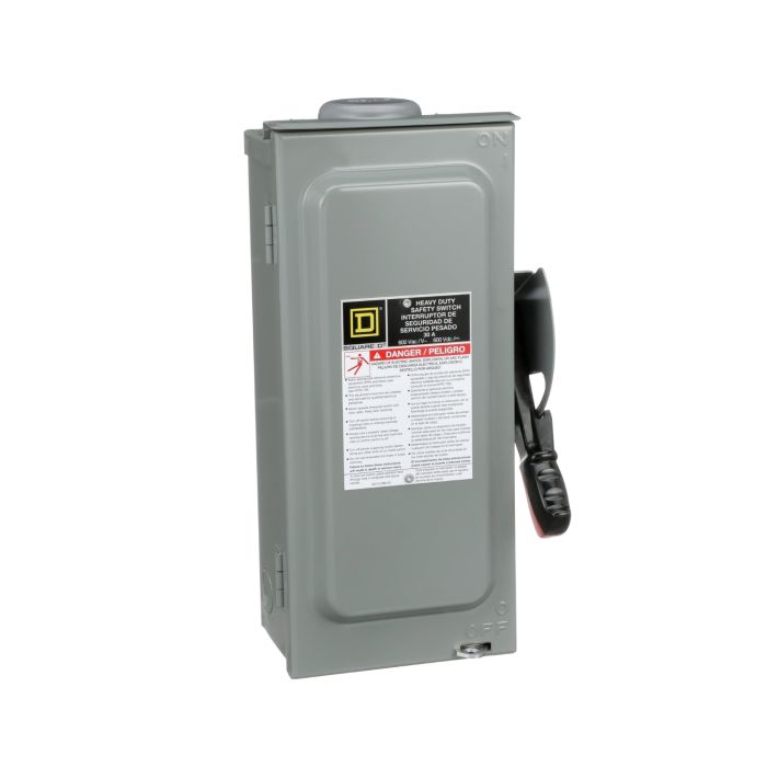 Square D 30AMP 600VAC/DC safety disconnect switch - 3-pole not fused.