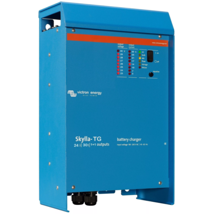 Victron Skylla TG Battery Charger (1+1) 24V -30A 120-240V(SKU Part Number SDTG2400303)