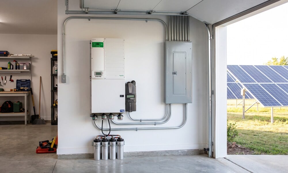 Schneider Electric solar and storage products