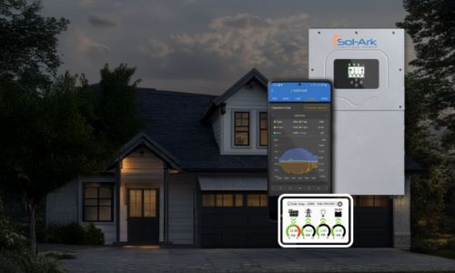 Photo of a home using Sol-ark inverters and monitoring products